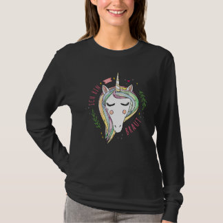 Camiseta Bride saying with unicorn  party hen party