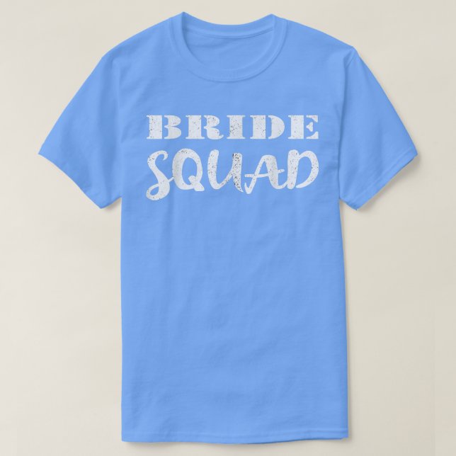 Camiseta Bride Squad  Wedding Team New Bride To Be 105 (Frente do Design)