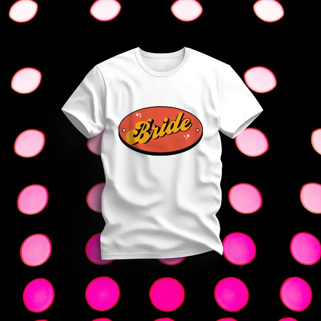 Camiseta Bride Tribe Despedida de Solteira Retro N (Criador carregado)