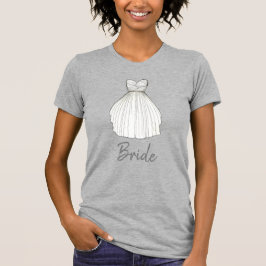 Camiseta BRIDE White Princess Casamento Festa Bridal T