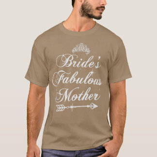 Camiseta Brides Fabulosas Casais Mãe Festa de casamento Eng