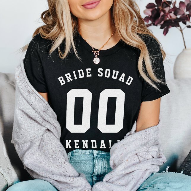 Camiseta Brides Squad Bridesmaid (Criador carregado)
