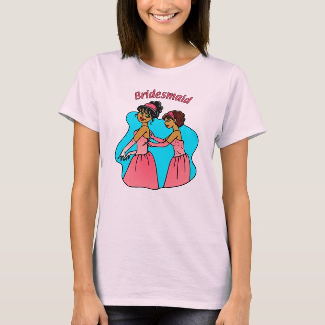 Camiseta Bridesmaid (Frente)