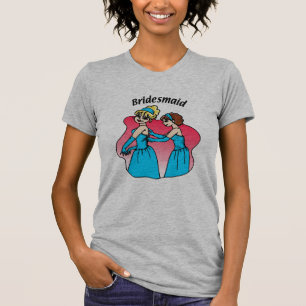 Camiseta Bridesmaid (Azul)