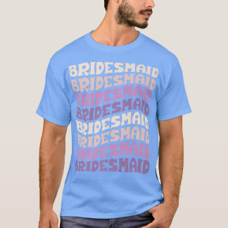 Camiseta Bridesmaid I Do Crew Retro Bachelorette Party Brid
