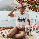 Camiseta Bridesmaid Personalizada da Festa de solteira Nash<br><div class="desc">Você precisa de uma camisa de festa de solteira engraçada? Bem, nós temos a coisa certa! Esta camiseta personalizada de damas de honra é perfeita para a sua próxima cesta. Não só é hilário, como também é na moda e prático. Além disso, faz um presente de excelente para os seus...</div>
