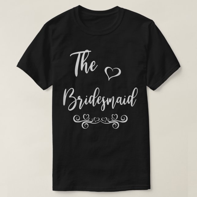 Camiseta Bridesmaid Wedding Matching  (Frente do Design)
