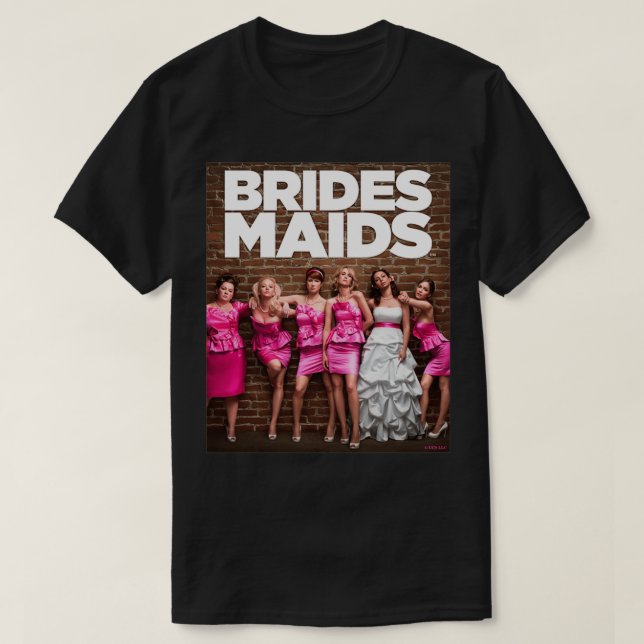 Camiseta Bridesmaids Cast (Frente do Design)