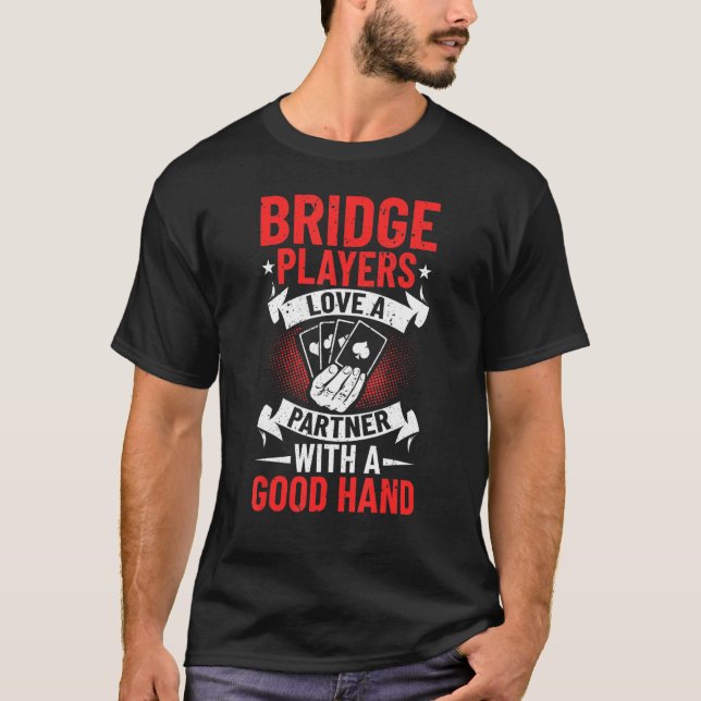 Camiseta Bridge Outfit Bridge Sport Bridge Card Game Bridge (Frente)