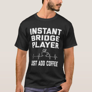 Camiseta Bridge Player Café Café Humor De Café EKG
