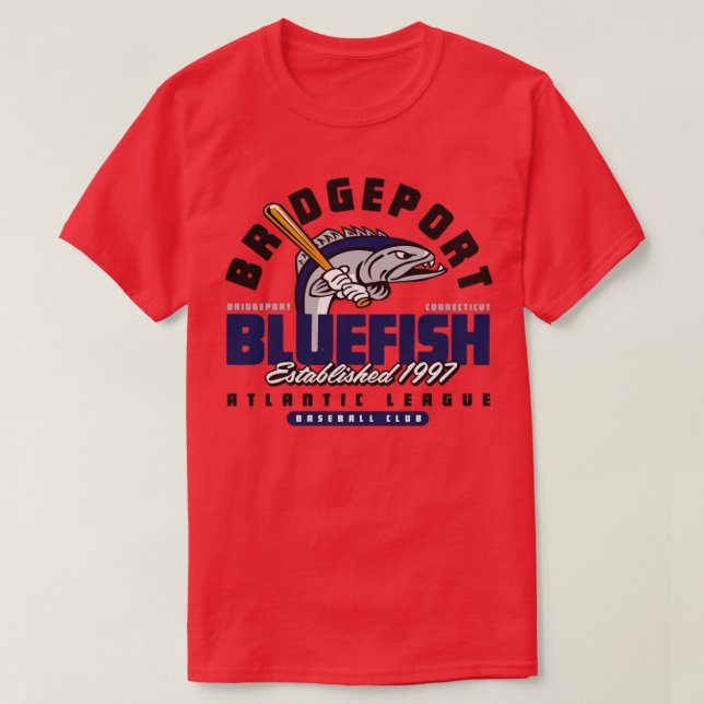Camiseta Bridgeport Bluefish (Frente do Design)