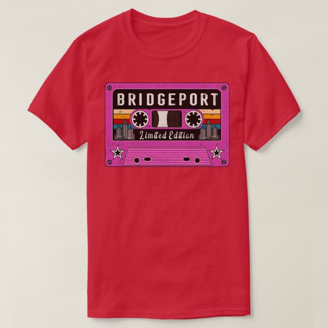 Camiseta Bridgeport City Vintage (Frente do Design)