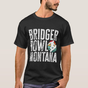 Camiseta Bridger Bowl Montana Snowboard Snowboard Snowbo