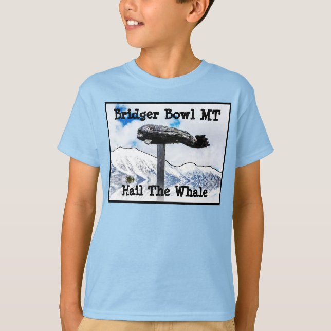 Camiseta Bridger Bowl Whale T-Shirt (Frente)