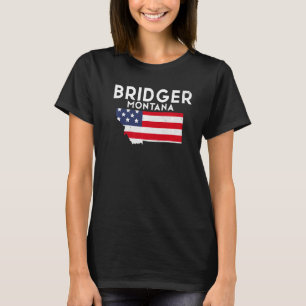 Camiseta Bridger Montana EUA State America Viagem Montanan