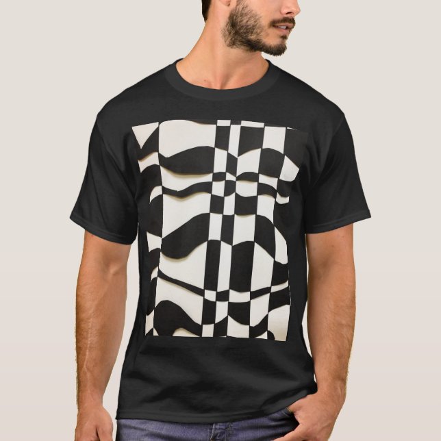 Camiseta bridget riley (Frente)