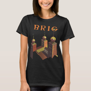 Camiseta Brig Suíça Castelo Torre Viagem