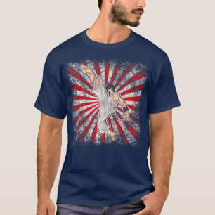 Camiseta Briga de Karate do Japão com Anime Retroativo para