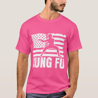 Camiseta Briga Patriótica de Kung Fu Kung Fu Fu, Bandeira A