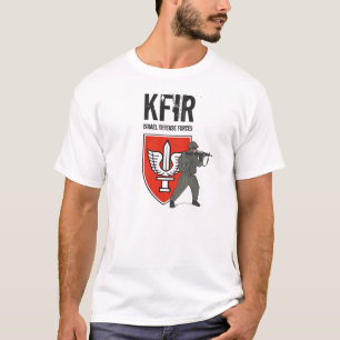 Camiseta Brigada da infantaria de Kfir, forças de defesa d