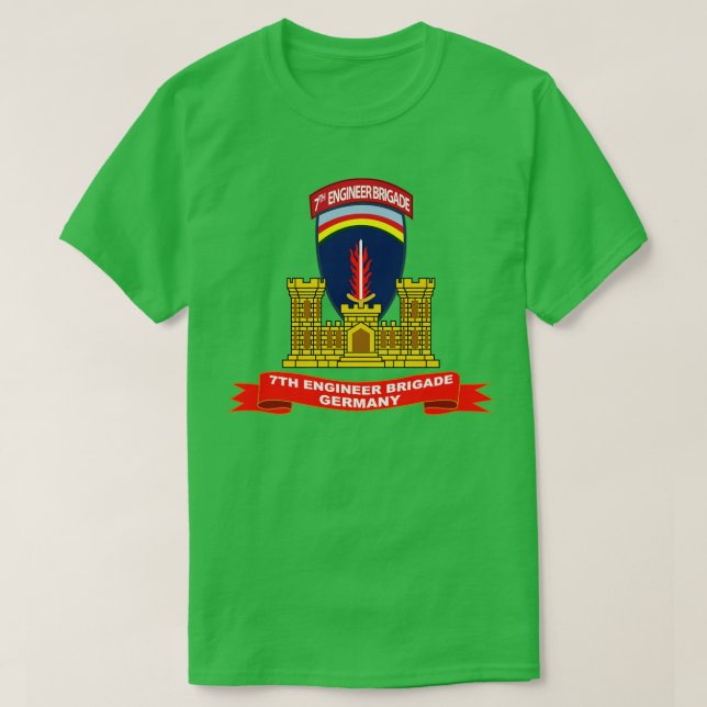 Camiseta Brigada de Engenheiro com Guia Alemanha ENG Br Fri (Frente do Design)