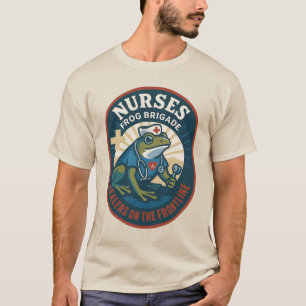Camiseta Brigada de Sapos Enfermeiros – Curadores na Linha 