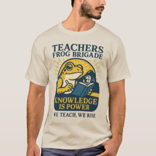 Camiseta Brigada de Sapos Professores – Conhecimento é Pode