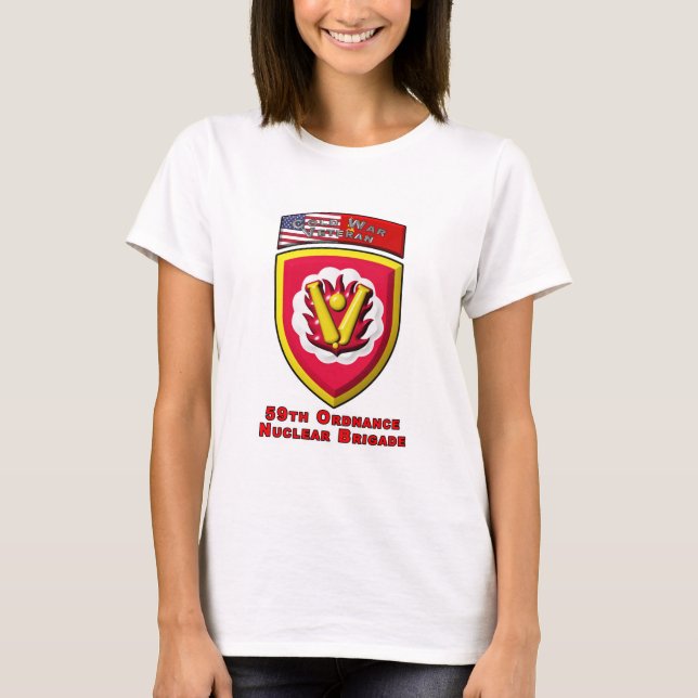 Camiseta Brigada Nuclear de 59.ª Ordança Icônica (Frente)