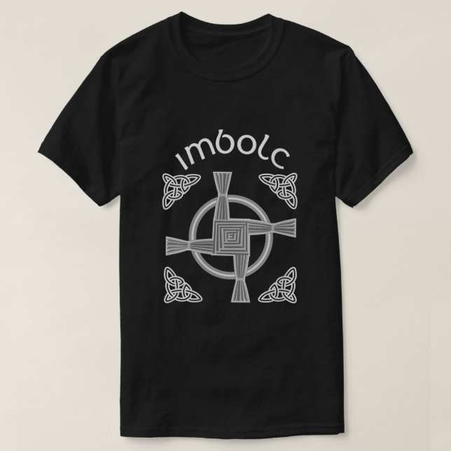 Camiseta Brigadas de Ruas Celtas Imbólicas Atravessam Crist (Frente do Design)