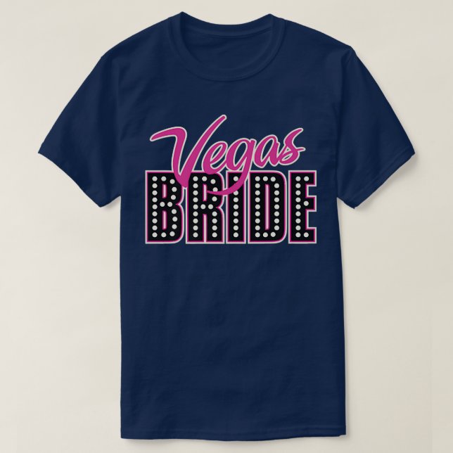 Camiseta Brigadeiro de Brigadas Noiva Noiva de Vegas Bride  (Frente do Design)