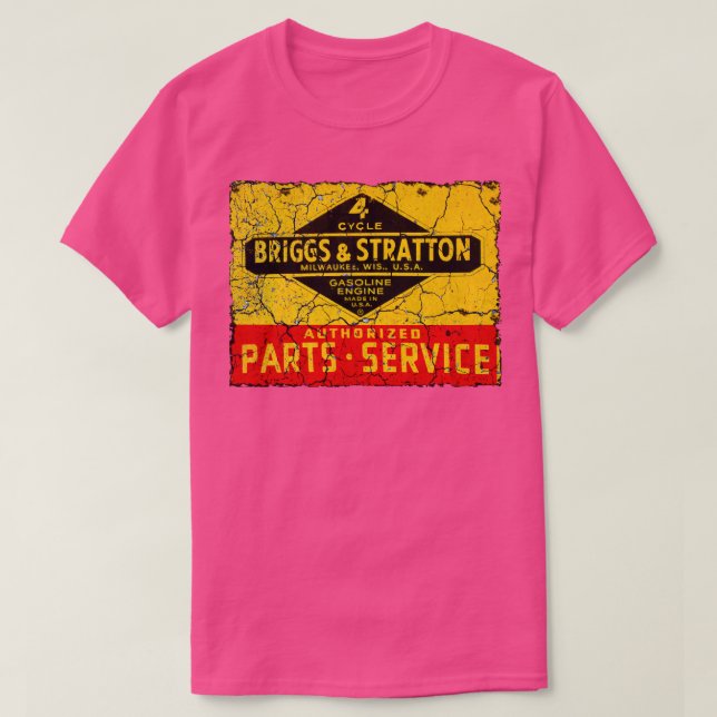 Camiseta Briggs e Stratton pequenos motores (Frente do Design)