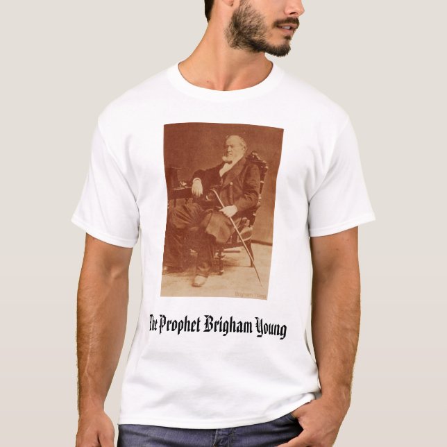 Camiseta Brigham Young, profeta Brigham Young (Frente)