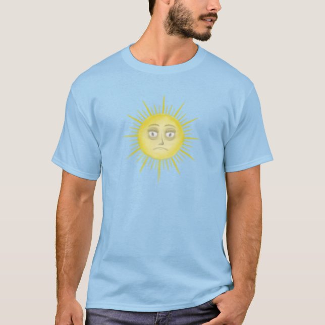 Camiseta Bright Abstract Sun Art (Frente)