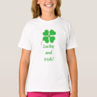 Bright Green Shamrock Pontos Dourados Lucky Camise