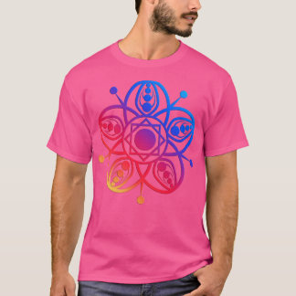 Camiseta Bright Red Mandala