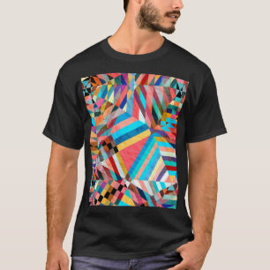 Camiseta Bright Watercolor: Fundo da Fantasia Abstrato
