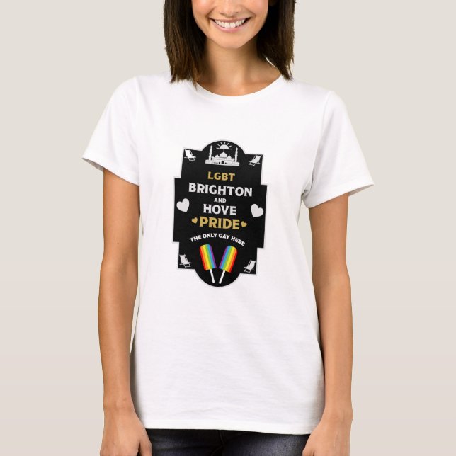 Camiseta Brighton e Hove Pride (Frente)