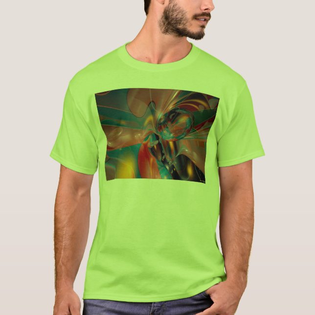 Camiseta Brilhado para homens (Frente)