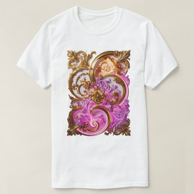 Camiseta Brilhância barroca - Voltando brevemente a Rococo (Frente do Design)
