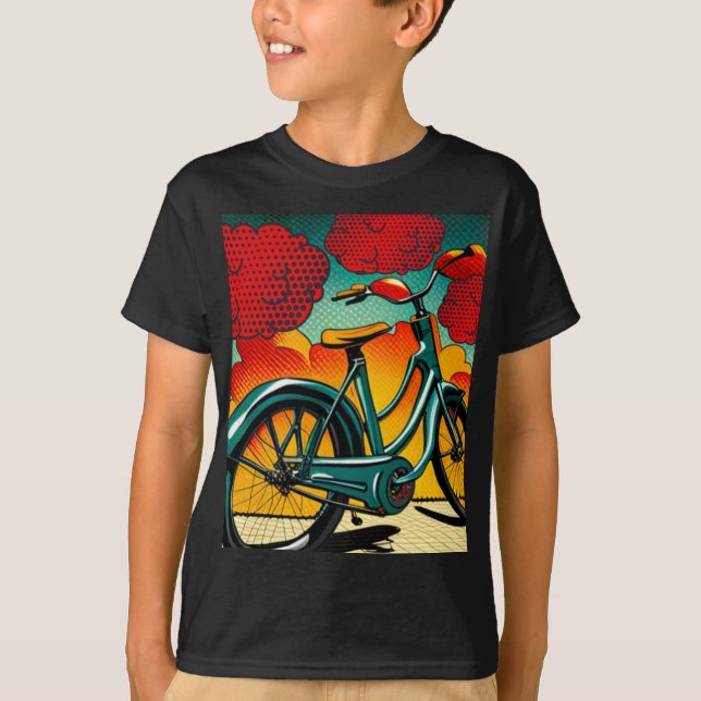 Camiseta Brilhante de Bicicleta (Frente)