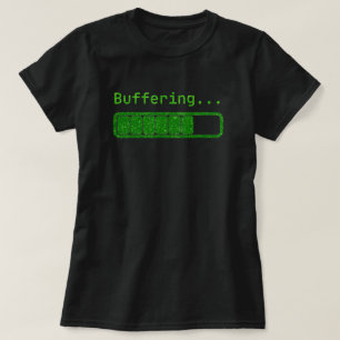 Camiseta Brilhante de buffer