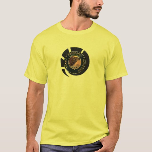 Camiseta Brilhante de Machariel da véspera cabido (Frente)