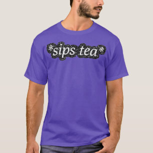 Camiseta Brilhante Preto Do Chá