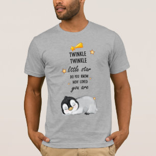Camiseta Brilhe, Brilhe Estrelinha para Pinguim do Sono Sl