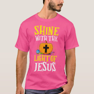 Camiseta Brilhe Com A Luz De Jesus Cristo Mala Ou T