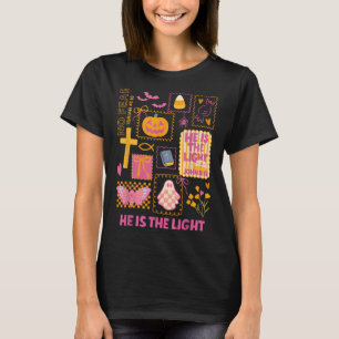 Camiseta Brilhe Com A Luz De Jesus Halloween Cristão