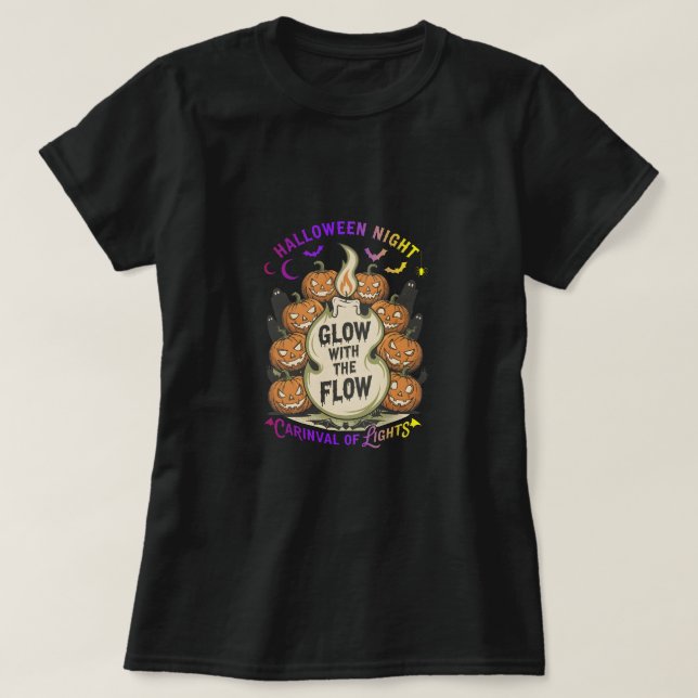 Camiseta Brilhe com o fluxo (Frente do Design)