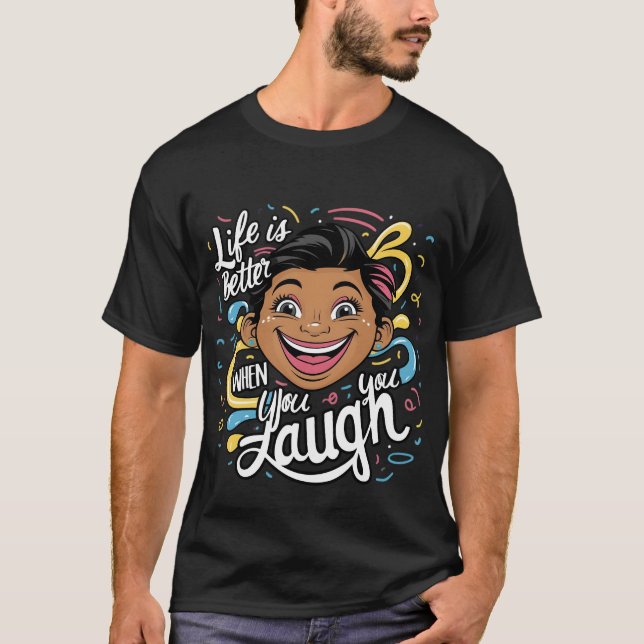 Camiseta Brilhe seu dia com um sorriso (Frente)