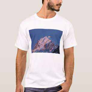 Camiseta Brilho alpino no Monte Aoraki Cook, Mackenzie 2