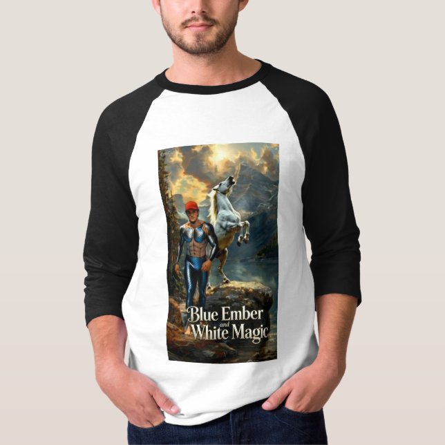 Camiseta Brilho Azul & Magia Branca (Frente)